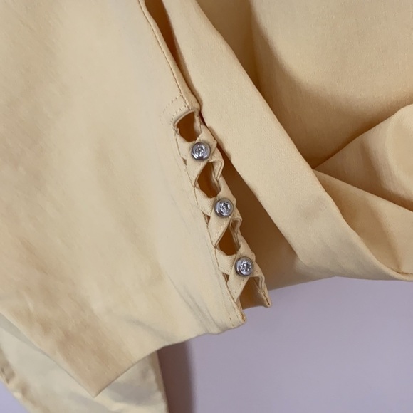 Cleo I petite yellow pant - Picture 6 of 7